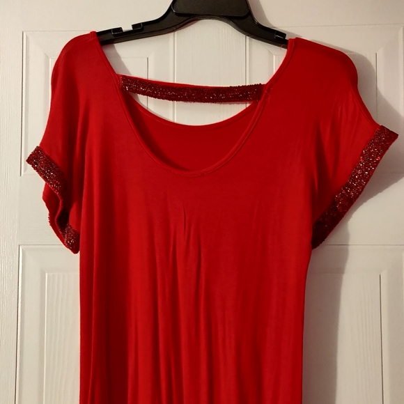 NWOT Red bodycon dress - Picture 7 of 10